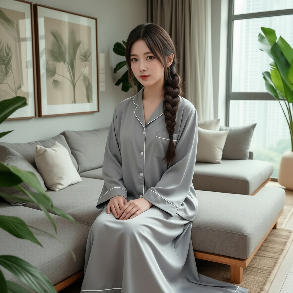 Example AI hairstyle and look transformation.